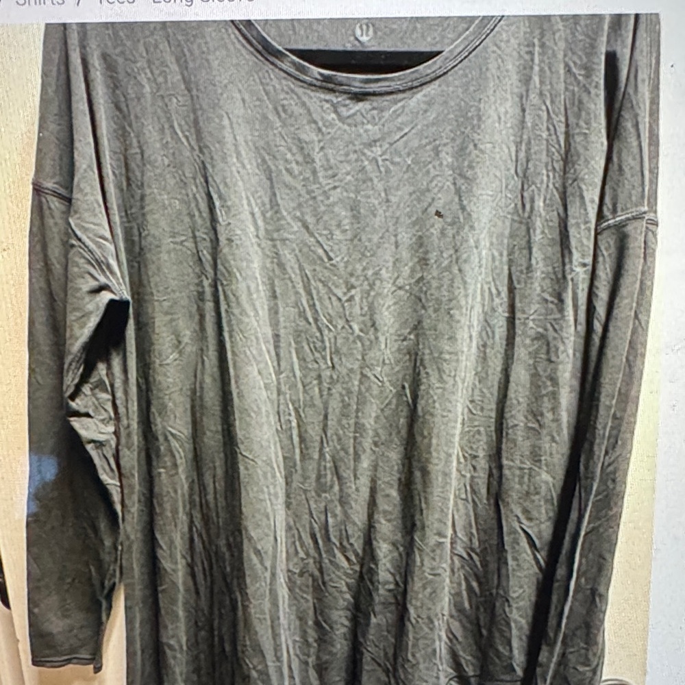 Lululemon women’s polo black overside XL/ NWOT 207